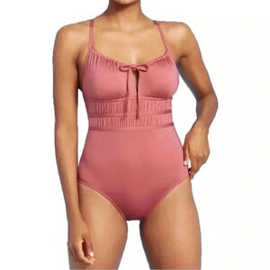 NWT Kona Sol Peasant Top Swim